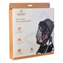 Plasa tantari, Bebe Stars, Universala, Pentru carucior, Cu margine elastica, 150x76 cm, Black - 3