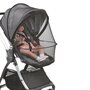 Plasa tantari, Bebe Stars, Universala, Pentru carucior, Cu margine elastica, 150x76 cm, Black - 1