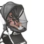 Plasa tantari, Bebe Stars, Universala, Pentru carucior, Cu margine elastica, 150x76 cm, Black - 1