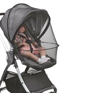 Plasa tantari, Bebe Stars, Universala, Pentru carucior, Cu margine elastica, 150x76 cm, Black