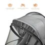 Plasa tantari, Bebe Stars, Universala, Pentru carucior, Cu margine elastica, 150x76 cm, Black - 2