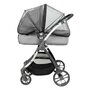 Plasa tantari, Bebe Stars, Universala, Pentru carucior, Cu margine elastica, 150x76 cm, Black - 5