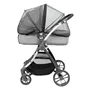 Plasa tantari, Bebe Stars, Universala, Pentru carucior, Cu margine elastica, 150x76 cm, Black - 5