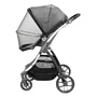 Plasa tantari, Bebe Stars, Universala, Pentru carucior, Cu margine elastica, 150x76 cm, Black - 6