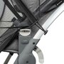 Plasa tantari, Bebe Stars, Universala, Pentru carucior, Cu margine elastica, 150x76 cm, Black - 4