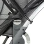 Plasa tantari, Bebe Stars, Universala, Pentru carucior, Cu margine elastica, 150x76 cm, Black - 4