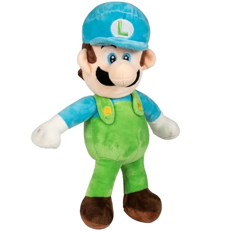 Play by Play - Jucarie din plus Luigi Ice (sapca bleu), Super Mario, 38 cm