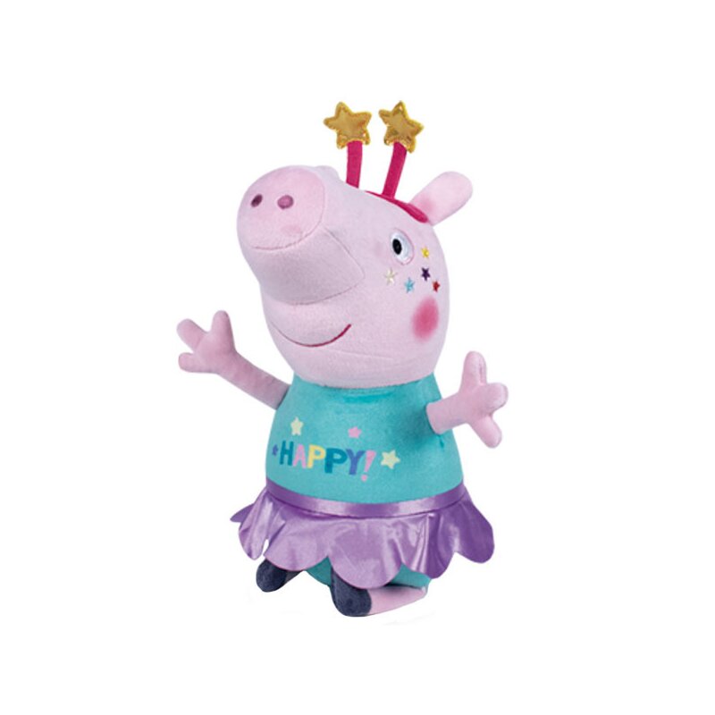 Play by play - jucarie din plus peppa happy!, 25 cm