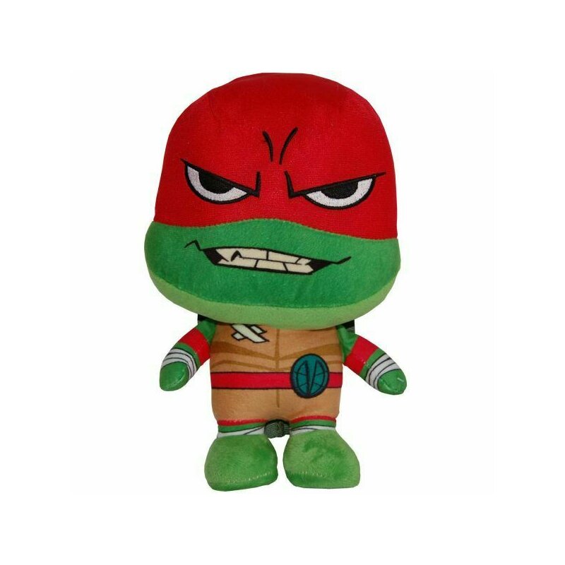 Play by play - jucarie din plus si material textil raphael, tmnt, 27 cm
