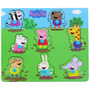 Play by Play - Puzzle din lemn Peppa Pig, 22 x 26 cm - 2