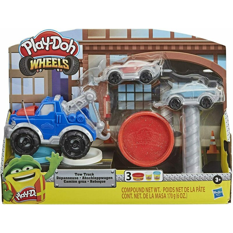 Hasbro - set masina de tractare , play-doh