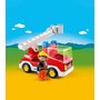Playmobil - 1.2.3 Camion Cu Pompier - 1