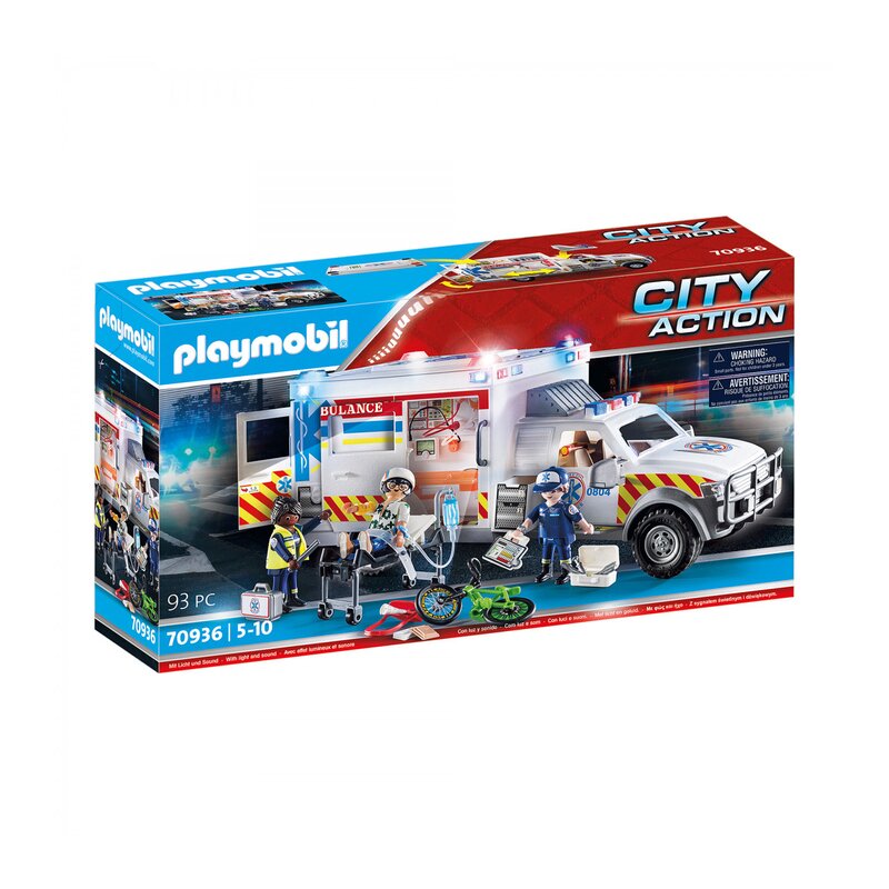 Playmobil - Ambulanta Cu Lumini Si Sunete