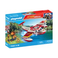 Playmobil-AVION ANTINCENDIU CU FUNCTIE DE STINGERE