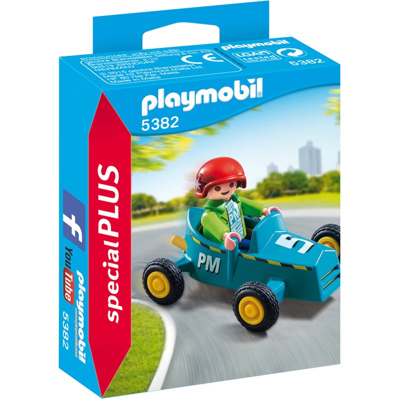 Playmobil - Figurina Baietelul cu cart , Special Plus