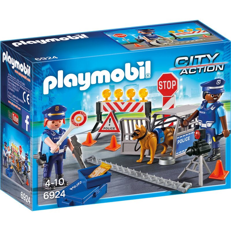 Playmobil - blocaj rutier al politiei
