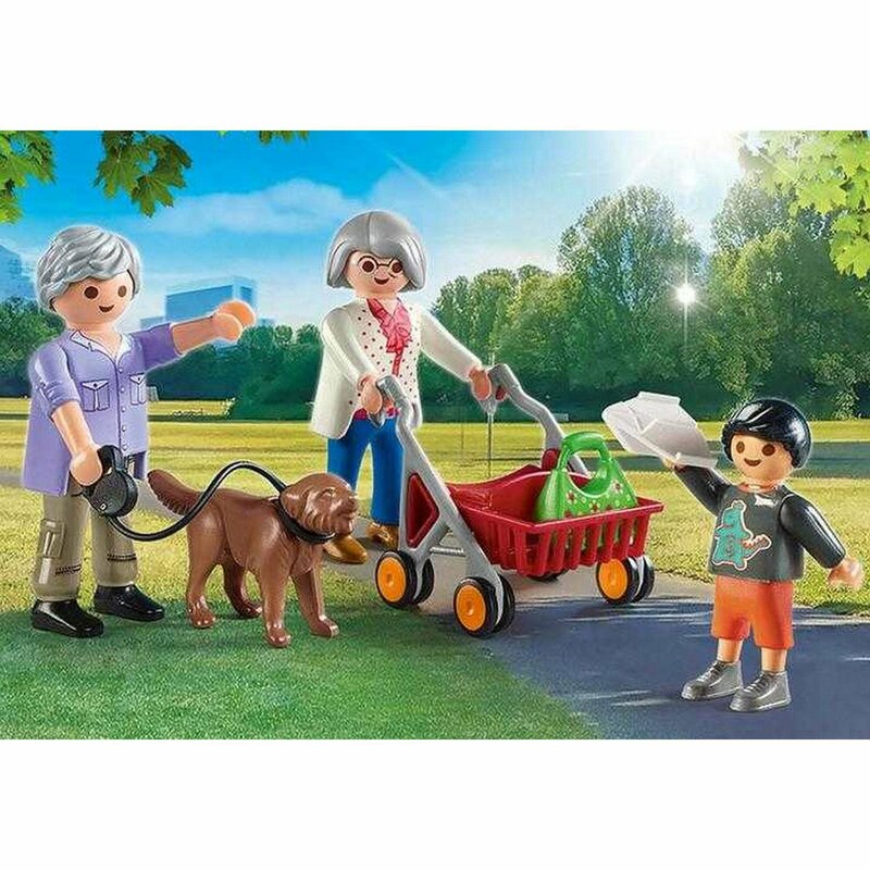 imagini cu bunici si nepoti de colorat Playmobil - Bunici Cu Nepot
