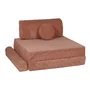 Playset Modular Canapea Premium Velur reiat   corduroy spuma ,   Caramiziu - 2