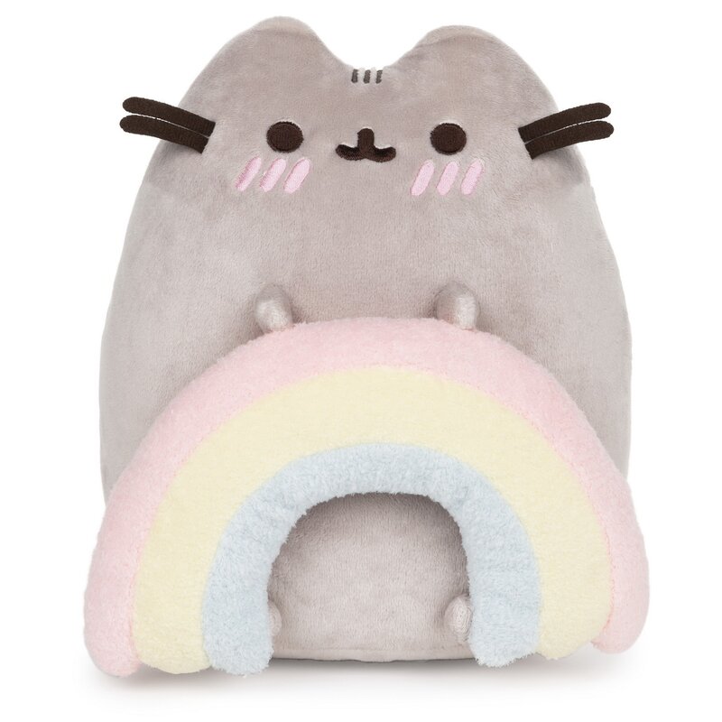 Spin Master - Jucarie din plus Curcubeu , Pisicuta Pusheen , 23 cm