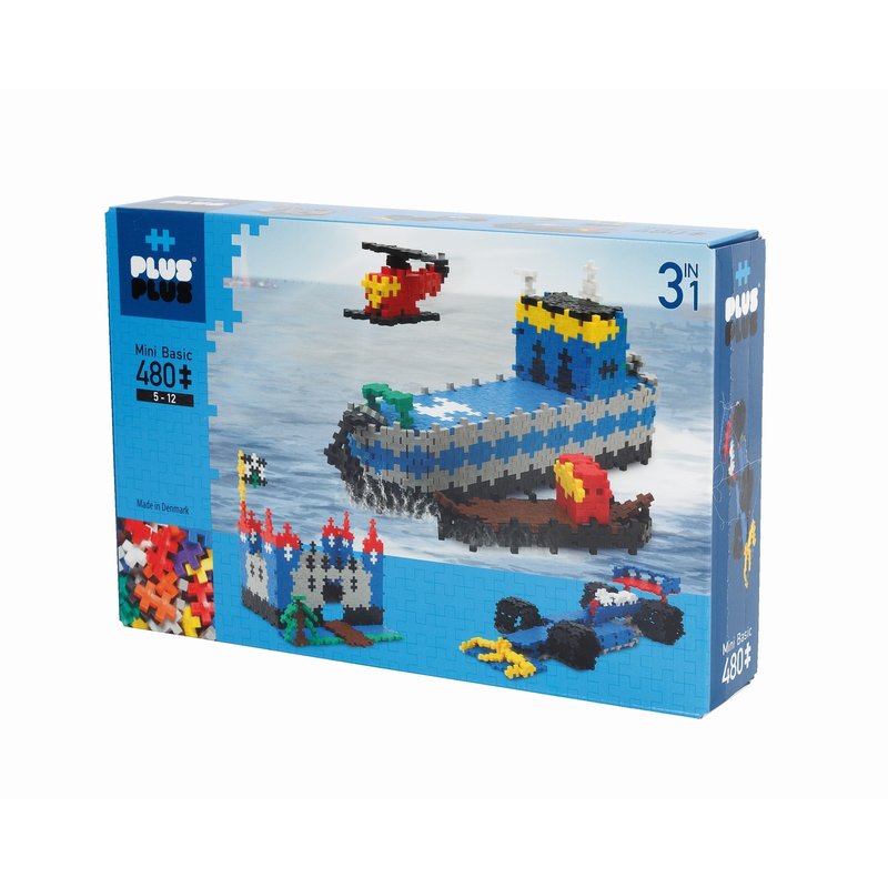 Plus plus - set pastel 3 in 1, 480 piese