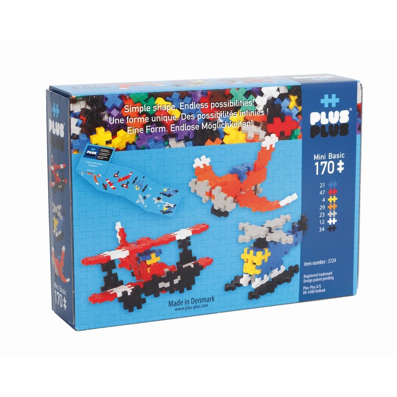 Plus plus - set basic avioane, 170 piese