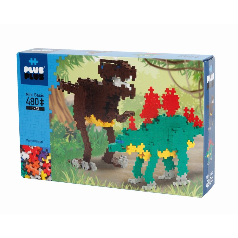 Plus plus - set basic dinozauri, 480 piese