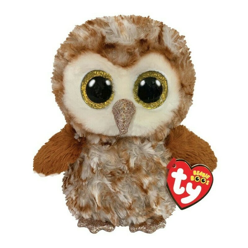 Ty - jucarie din plus bufnita percy , boos , 15 cm