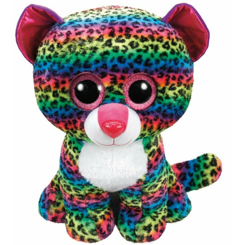 Ty - jucarie din plus leopardul dotty , boos , 42 cm, multicolor