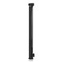 Poarta de siguranta, Lionelo, Thea, Cu suruburi, Textila, Retractabila, Mecanism dublu de blocare, Montaj universal, 95x140 cm, Conform cu standardul european de securitate EN1930, Negru - 5