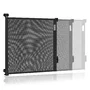 Poarta de siguranta, Lionelo, Thea, Cu suruburi, Textila, Retractabila, Mecanism dublu de blocare, Montaj universal, 95x140 cm, Conform cu standardul european de securitate EN1930, Negru - 6