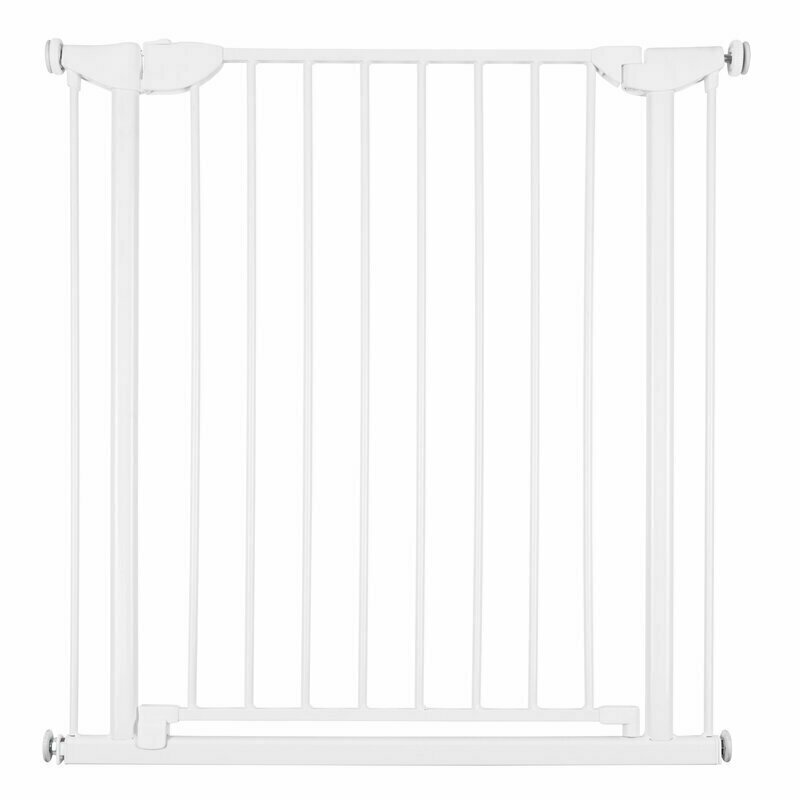 Poarta de siguranta metal Childhome Eltra Doorgate Pressure 75-81 cm, Alb