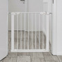 Poarta de siguranta pentru copii, 75-81 cm, extensibila, montare prin presiune, fara gaurire, metal, alb, Guardino 700010 - 5
