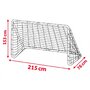 Poarta mare pentru fotbal cu covoras numerotat, 215 x 76 x 153 cm,  Neo-Sport 1451 - 6