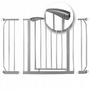 Poarta siguranta, Nukido, Latime reglabila 75-115 cm, Cu 4 puncte de atasare, Cu deschidere fata-verso, Conform standarului de securitate EN1930:2011 EN71, Gri - 1
