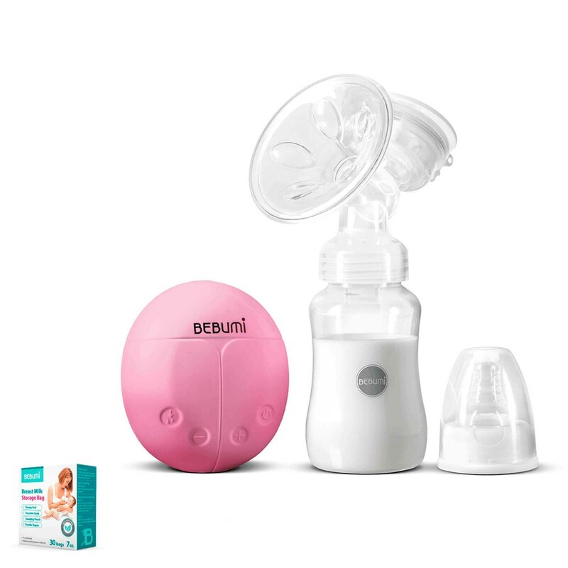 Bebumi - pompa de san electrica bs eco buburuza (pink) + 30