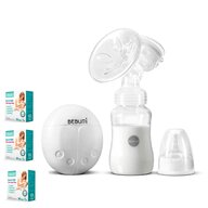 Bebumi - Pompa de san electrica  BS ECO Buburuza (white) + 90