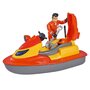 Simba - Barca Jetsky cu roti , Pompierul Sam,  Cu figurina - 2