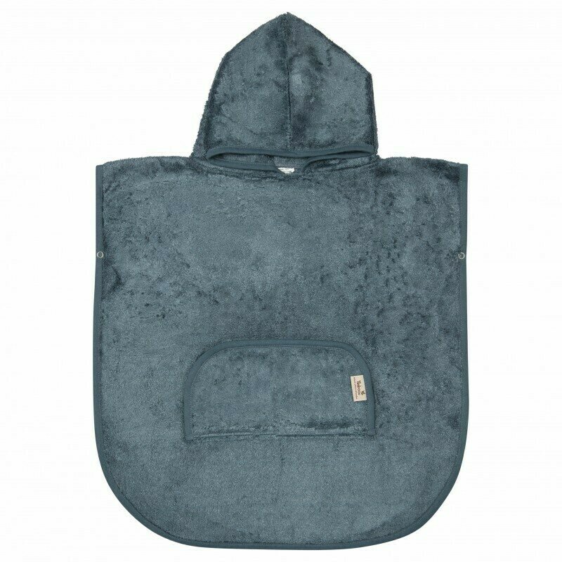 Timboo - poncho , marin, din bambus, 50x45 cm, albastru