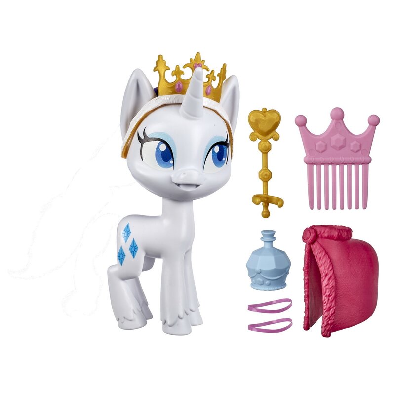 Hasbro - Figurina Rarity unicorn , My Little Pony , Seria potiunea magica