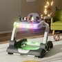 Premergator, Bebe Stars, 3 in 1, Cu panou interactiv, Cu sunete si lumini, Cu roti, Pana la 12 kg, Cu inaltime reglabila in 4 pozitii, 7-18 luni+, Conform cu EN1273:2020, EN71, CE, Grey - 2