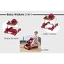 Premergator, Bebe Stars, 3 in 1, Cu panou interactiv, Cu sunete si lumini, Cu roti, Pana la 12 kg, Cu inaltime reglabila in 4 pozitii, 7-18 luni+, Conform cu EN1273:2020, EN71, CE, Grey - 7