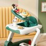 Premergator, Bebe Stars, 3 in 1, Cu panou interactiv, Cu sunete si lumini, Cu roti, Pana la 12 kg, Cu inaltime reglabila in 4 pozitii, 7-18 luni+, Conform cu EN1273:2020, EN71, CE, Pine - 4