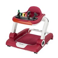 Premergator, Bebe Stars, 3 in 1, Cu panou interactiv, Cu sunete si lumini, Cu roti, Pana la 12 kg, Cu inaltime reglabila in 4 pozitii, 7-18 luni+, Conform cu EN1273:2020, EN71, CE, Red