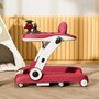 Premergator, Bebe Stars, 3 in 1, Cu panou interactiv, Cu sunete si lumini, Cu roti, Pana la 12 kg, Cu inaltime reglabila in 4 pozitii, 7-18 luni+, Conform cu EN1273:2020, EN71, CE, Red - 6