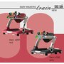 Premergator, Bebe Stars, 3 in 1, Cu panou interactiv, Cu sunete si lumini, Cu roti, Pana la 12 kg, Cu inaltime reglabila in 4 pozitii, 7-18 luni+, Conform cu EN1273:2020, EN71, CE, Red - 7