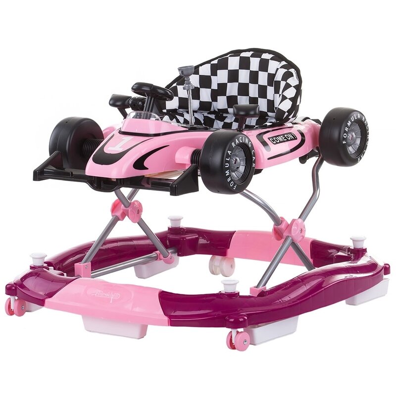 Chipolino - premergator interactiv racer pliabil, 4 in 1, roz