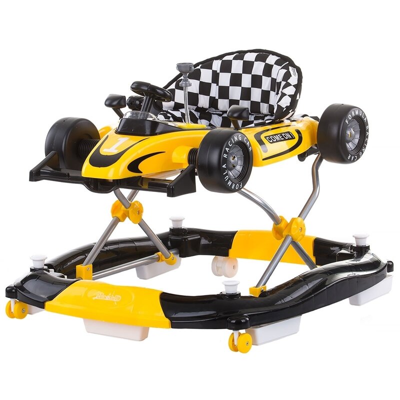Chipolino - premergator interactiv racer pliabil, 4 in 1, galben