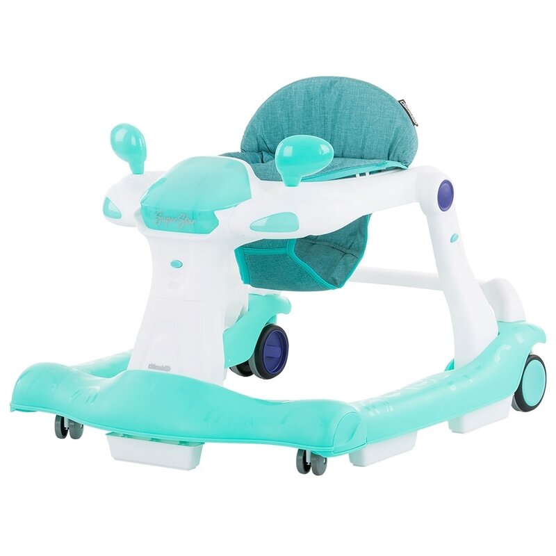 Chipolino - premergator interactiv super star , mint, 2 in 1, albastru