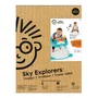 Premergator interactiv, Baby Einstein, Sky Explorers, Pliabil, Pana la 12 kg, Cu panou detasabil, Inaltime reglabila in 3 pozitii, 6 luni+, Multicolor - 9