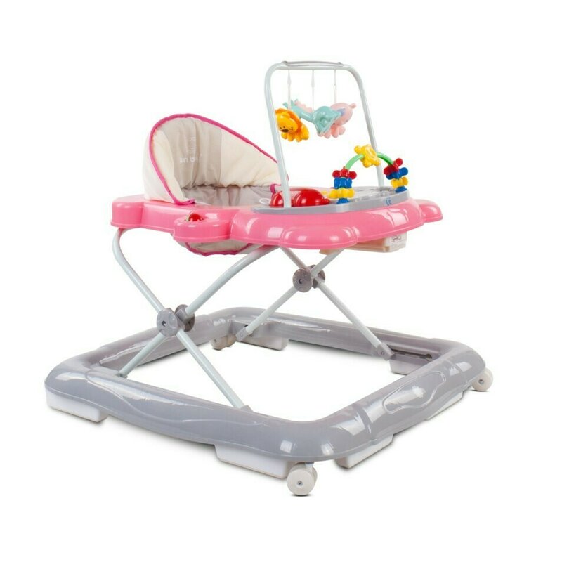 Sun baby - premergator interactiv pisicuta, gri/roz